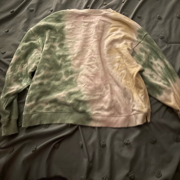 Oversized Cropped sweatshirt - Picture 2 of 2